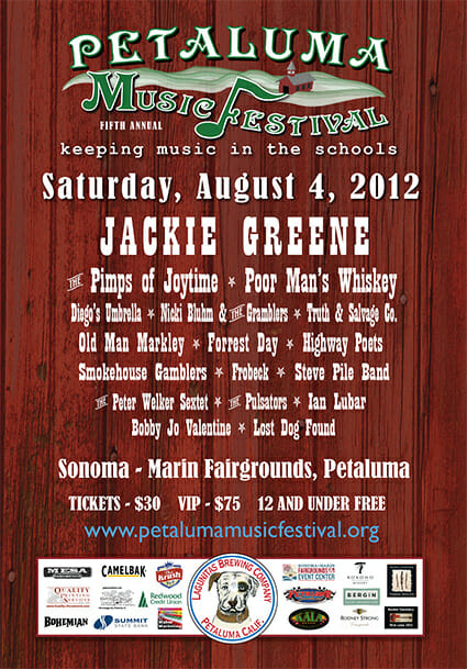Jackie Greene Headlines 5th Annual Petaluma Music Festival